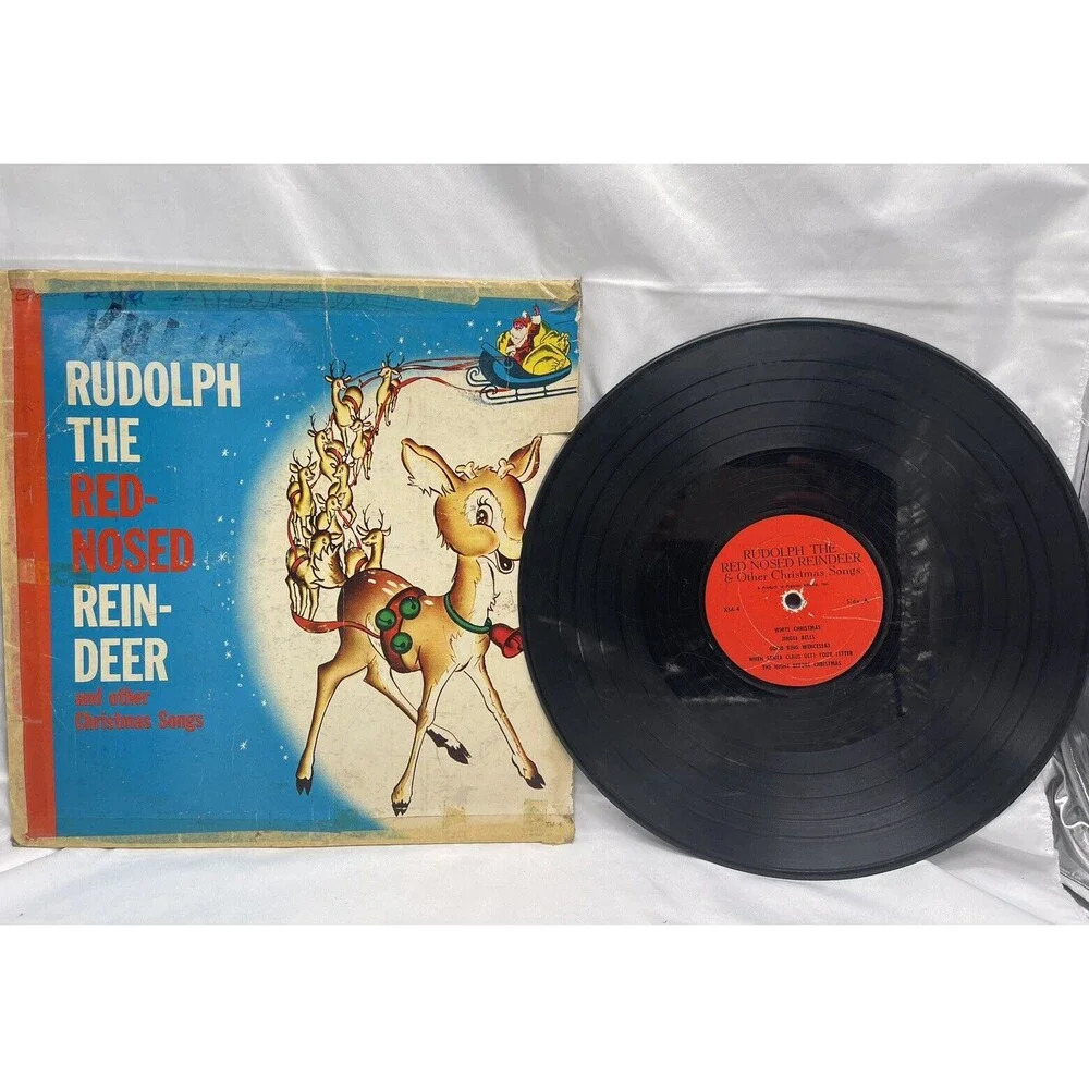 Rudolph The Red Nosed Reindeer and Other Christmas Songs Vinyl Record  Rare